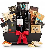 The 5th Avenue Wine Gift Basket - GiftTree.com