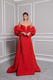 Fouad Sarkis 2821 Long Dress | Stunning Evening Gown