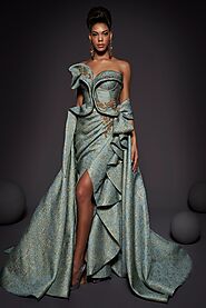 Fouad Sarkis 2466 | Sophistication Captivating Long Dress