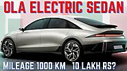 Upcoming OLA Electric Sedan Car Launching in 2024 - Blogsocialnews.com