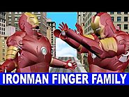 Finger Family Song -IronMan Family Singing Children Nursery Rhymes - Finger Family Nursery Rhymes