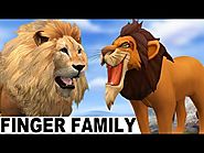 Finger Family Songs - Lions Singing Baby Songs - Finger Family Baby Songs
