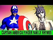 SuperHeros - Finger Family Song - Captain America Singing and Dancing to Nursery Rhymes