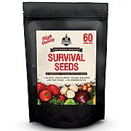 100% Organic Heirloom Seeds, 60 Varieties Non-GMO Vegetable, Fruits & Herbs. Grown in USA for Quality Assurance. ...