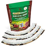Heirloom Vegetable Seeds Bulk Pack - Best For Planting Sprouting and Gardening Non GMO Non Hybrid Food - 50 Varieties...
