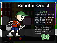 Math Games: Scooter Quest Place Value Game