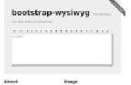 Tiny, opensource, Bootstrap WYSIWYG rich text editor from MindMup