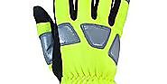 High Visibility Leather Working Gloves - Best Heavy Duty Stuff