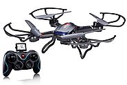Holy Stone F181 RC Quadcopter Drone with HD Camera RTF 4 Channel 2.4GHz 6-Gyro Headless System, Black