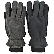 Upgrade Your Winter Gear with Deerskin Polar Fleece Back and Thinsulate Lining Gloves