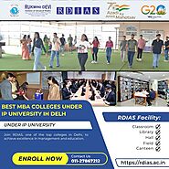 Best MBA Colleges Under IP University in Delhi - RDIAS