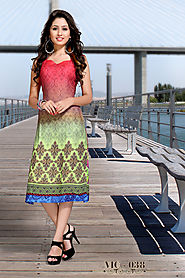Shop the Latest Trendy Short Kurtis Collection Online at 50% OFF.