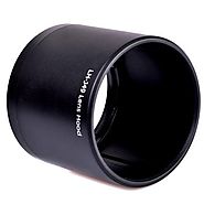 Maxsimafoto - Compatible Lens Hood for Olympus LH-49 M.ZUIKO DIGITAL ED 60mm 1:2.8 Macro