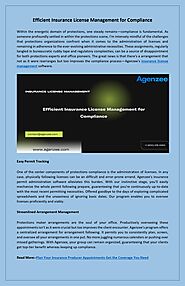 Streamlined Insurance License Management Ensuring Compliance