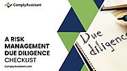 A Checklist for Due Diligence in Risk Management