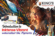 Introduction to Inktense Vibrant watercolour-like pigments