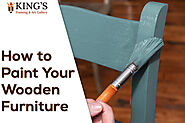 How To Paint Your Wooden Furniture
