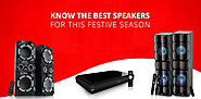 Know the Best Speakers for this Festive Season - Blog Intex Technologies