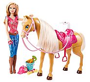 Barbie Feed & Cuddle Tawny Horse and Doll Playset Review