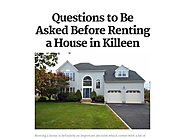 Questions to Be Asked Before Renting a House in Killeen