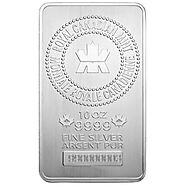 10 oz Canadian Mint Silver Bar | Wall Street Metals