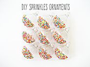 DIY - How to Make Sprinkles Ornaments for Christmas