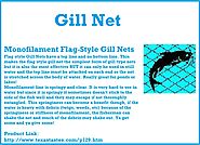 Gill Nets - Used For Fishing