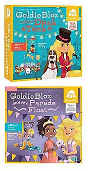 GoldieBlox Parade Float and Dunk Tank Building Sets