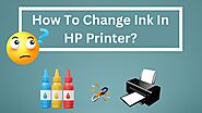 HP Deskjet Printers - Replacing the Ink Cartridges