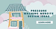 Pressure washing website design template free