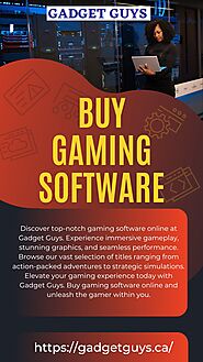 Buy Gaming Software Online