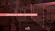 20ft Pallet Wide Container