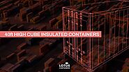 40 Foot High Cube Insulated Container