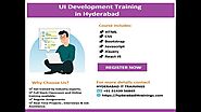 UI Development Training Institute in Hyderabad