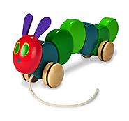 World of Eric Carle, The Very Hungry Caterpillar Wood Pull Toy by Kids Preferred
