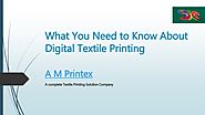 Digital fabric printing