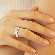 Three Stone Gold and Diamond Engagement Rings in CO