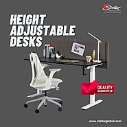 HeightAdjustable or SitStand desks