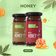 Buy Pure & Natural Honey Online like Berry, Ajwain, Lychee, Coffee Honey