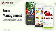 Farm Management Software Feature Listing