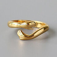 Buy gold hug ring online