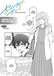 Sensitive Boy Manga,Ch 31, Date with Rio
