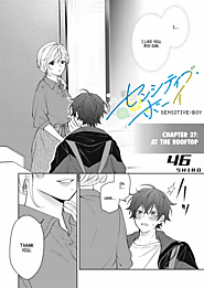 Sensitive Boy Manga,Ch 27, At the rooftop