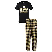 NFL Medalist Men's T-shirt & Flannel Pajama Pants Sleep Set