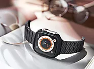 Carbon fiber Apple Watch band