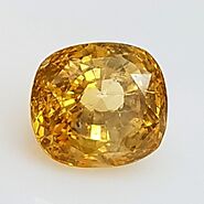 Yellow Sapphire (Pukhraj) 8.35 Carats, Certified Gemstones