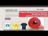 Create A Responsive E-Commerce Website 2013 ("Artificer" WooThemes WordPress Theme: Free!) - VIDEO