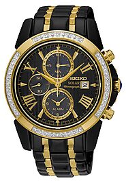 Seiko Le Grand Sport Solar Diamond Set Mens Watch SSC514P – Watches Galore