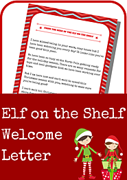 Elf on the Shelf Welcome Letter