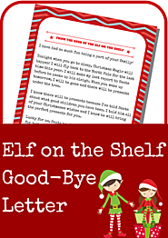 Elf on the Shelf Good-Bye Letter